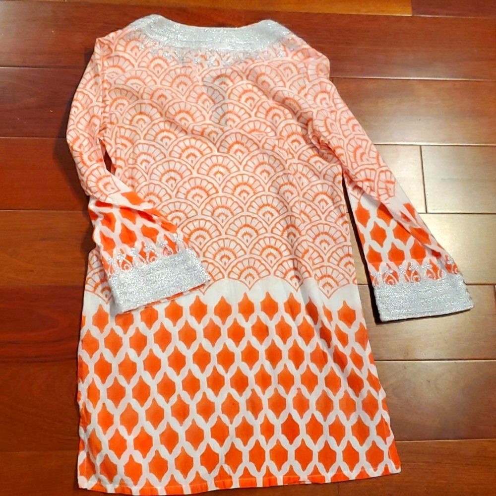 Roberta Roller Rabbit Embroidered Patterned Cotto… - image 5